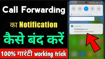 Hoe schakel ik de melding voor doorschakelen van oproepen uit? || Hoe verwijder ik de melding voo...