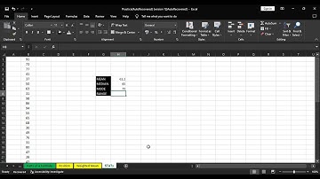 How to Calculate Mean, Median, Mode and Range in Excel