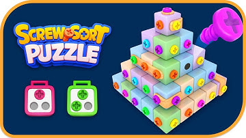 Screw Sort Puzzle – Levels 1~5 Full Gameplay 🧩💡 | BitEpoch | Puzzle game | HayDay