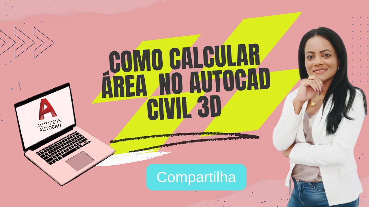 Como calcular a área no Autocad civil 3d - YouTube