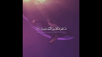 وإن يونس لمن المرسلين "القارئ عمير شميم"سورة الصافات