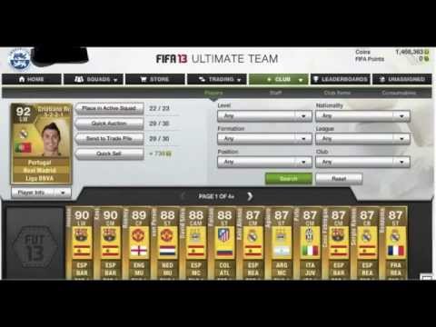 Fifa 13 Ultimate Team Free Coin Glitch! Updated 25.3.13 XBOX ONLY! STILL WORKS!