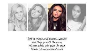 Video thumbnail of "Little Mix - They Just Don't Know You (Lyrics + Parts on Screen)"