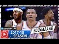 Russell Westbrook, Carmelo Anthony & Paul George BIG 3 Highlights vs Clippers (2018.01.04) - SQUAD!