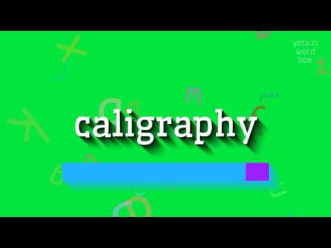 Video: Каллиграфиялык калемдер - түрлөрү, колдонулушу, кам көрүү