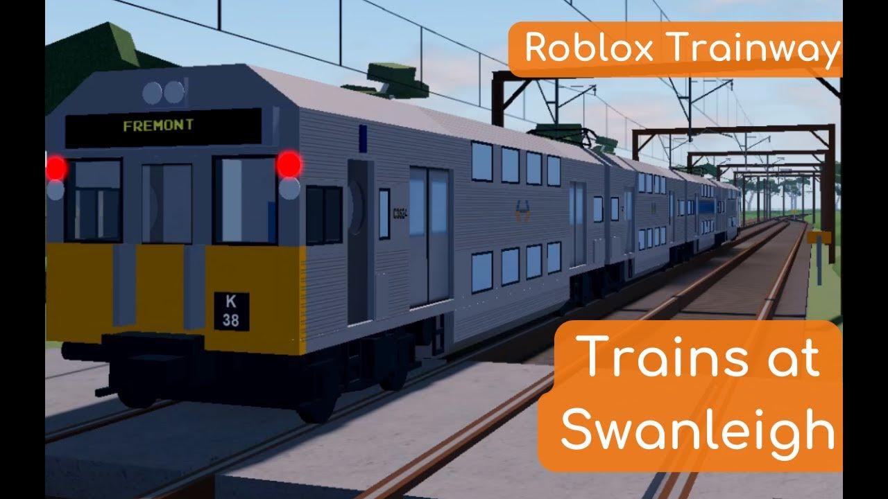 Trains at Swanleigh | Roblox Trainways - YouTube