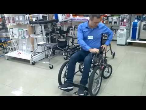 Видео: Кресло-коляска рычажного типа