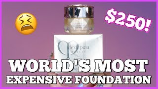 $250?! TESTING THE WORLD’S MOST EXPENSIVE FOUNDATION!