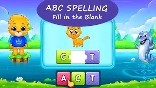 ABC Spelling and Phonics #2 - Fill in the Blank with Lucas and Ruby! | RV AppStudios Games screenshot 3