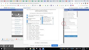 emailing progress reports from Aeries
