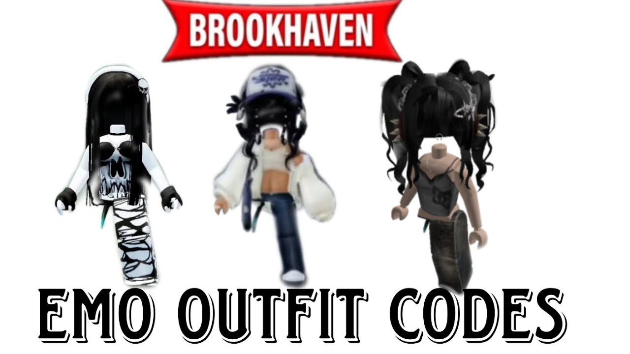 emo/goth girl clothing roblox id codes 