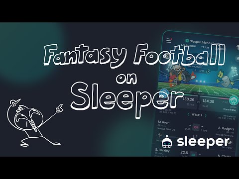 Preview of Fantasy Football on Sleeper. Easy to use. Customizable. Social.