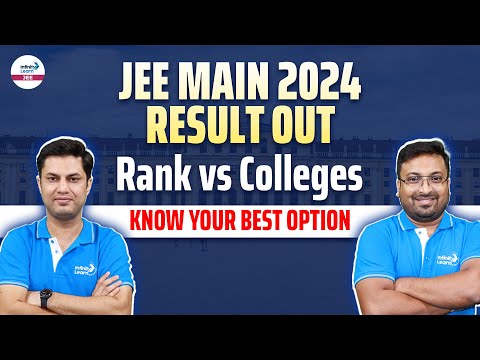 JEE Main 2024 Result Out | Rank vs Colleges | Know Your Best Option | LIVE | @InfinityLearn-JEE