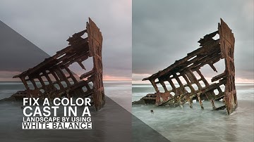 Fix a Color Cast in a Landscape By Using White Balance