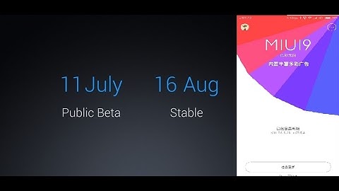 MIUI 9 (NEW) release date info