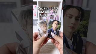 Packing a BTS RM and Jin Photocard Order