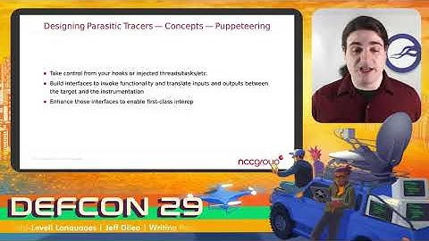 DEF CON 29 - Jeff Dileo - Instrument and Find Out:  Parasitic Tracers for High Level Languages