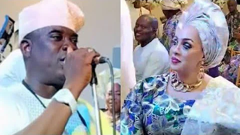 MY WIFE EMMANUELLA ROPO IS MY ENGINE SAYS K1 DE ULTIMATE AS HE PRAISES HER AT OTUNBA SESAN PARTY