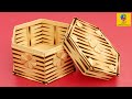 DIY Jewellery Box made from Popsicle Sticks | Unique Decoration with Soldering Iron | Storage Box