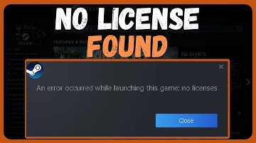 How To Fix Steam Game No License Found Error - Best Method!