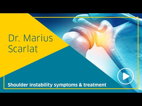 Shoulder instability symptoms & treatment - Dr. Marius Scarlat, orthopedic surgeon