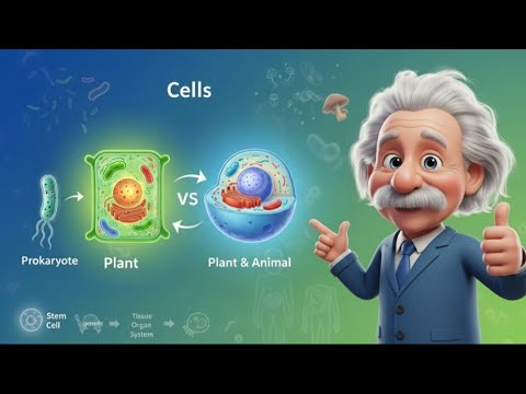 شرح درس الخلايا و الحياة كامل علوم أولى إعدادى الترم الأول 2026