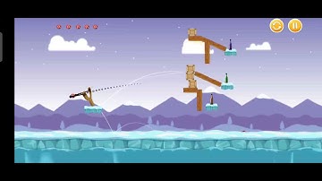 Knock Down Bottles Gameplay #WalkthroughKnockDownBottles - Knock Down Bottles Snow World Level 2