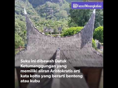 Kisah suku2 Minang kabau KOTO PILIANG CHANIAGO GUCI