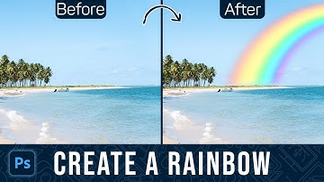 Create a fake Rainbow in Adobe Photoshop - Photoshop tutorial | Magnet Academy