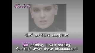 Sinead O'Connor - Nothing compares to you - (Prince) Karaoke (Lyrics) - Instrumental - HD
