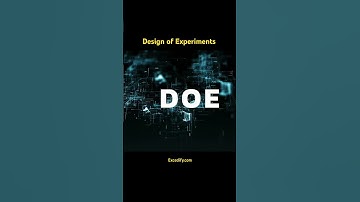 Design of Experiments