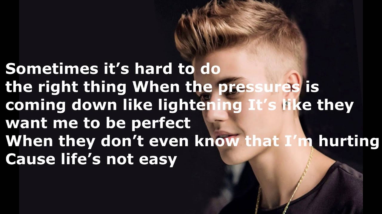Justin Bieber I´ll Show You Lyrics YouTube