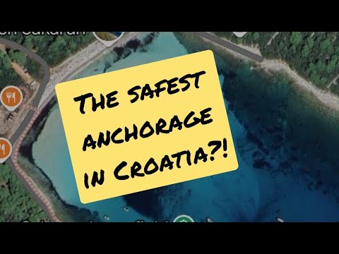 ⁣The safest anchorage in Croatia?