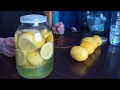Наливка на лимоне дома  Спиртовая настойка на лимоне  Самый лучший и простой рец