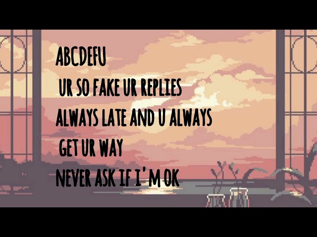 ABCDEFU COMPLICATION | Cuz i hate how i miss u everyday n wanna feel ok  but i need  u here with  me class=