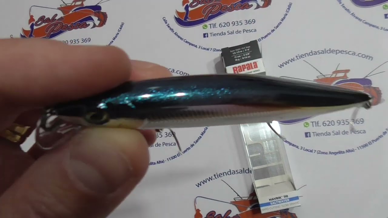 56435 MUESTRA SPINNING RAPALA PREC XTREME MAVRIK SW 11CM 16GR