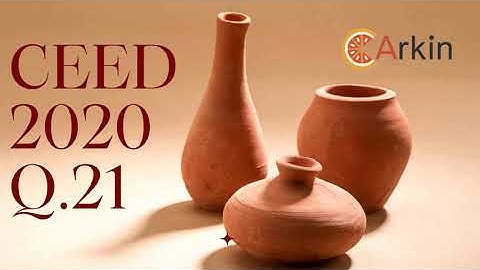 CEED 2020. Question number 21. Creative Questions for UCEED - NID - NIFT - NATA and CEED