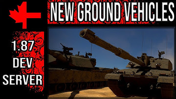 War Thunder Dev Server - Update 1.87 - New Ground Vehicles