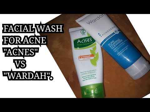 ACNES VS WARDAH FACIAL WASH FOR ACNE SKIN