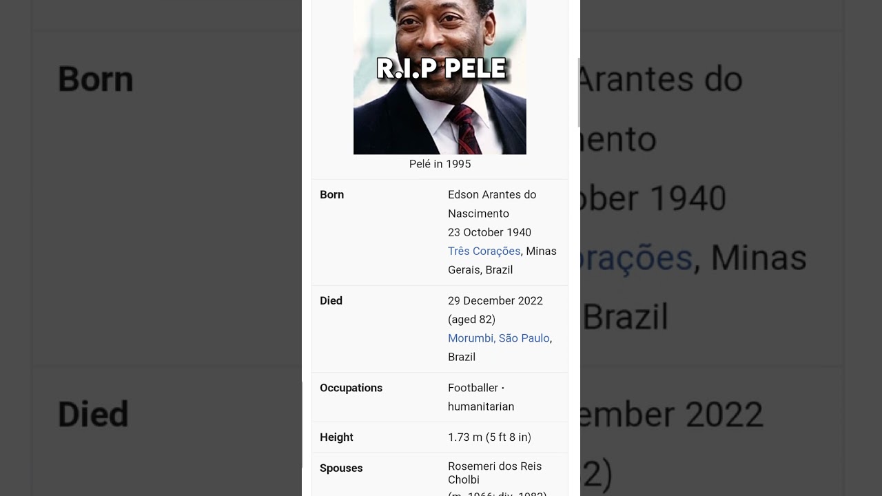 R.I.P Pele👑😢