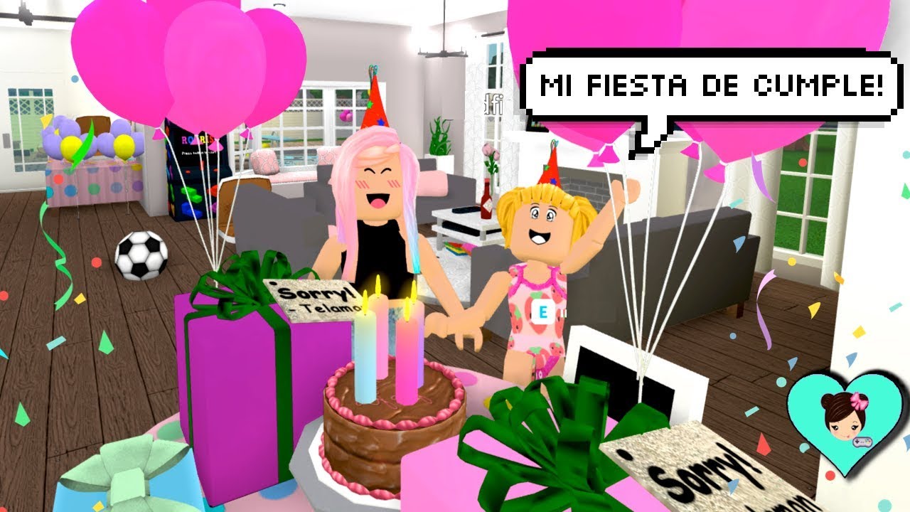 Celebrando Fiesta De Cumpleanos De Bebe Goldie En Roblox Youtube