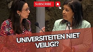 Pittig debat tussen VVD & D66 over veiligheid op Universiteiten! Joodse leerlingen wel veilig?