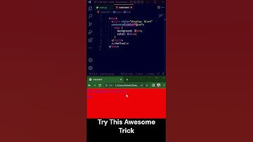 Try This Awesome HTML CSS trick | Style Tag display Block And Contenteditable