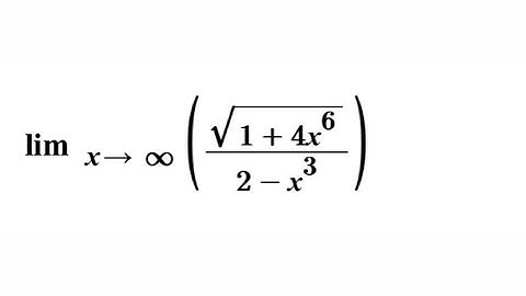 Limit at infinity with a square root numerator.