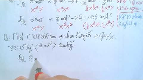 12QN__  LÝ THUYẾT DT LKGT - PHẢ HỆ - PP BUỔI 2