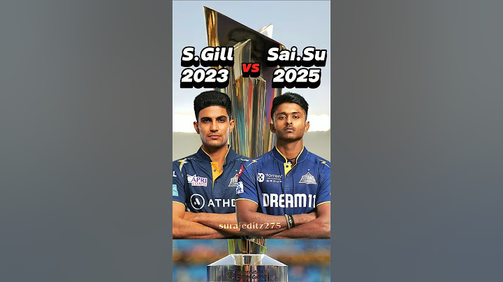 Shubman Gill(2023) vs Sai Sudharsan(2025) in IPL 🔥