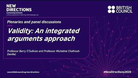 Validity: An integrated arguments approach