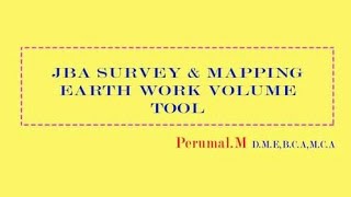 Earthwork volume calculation using Survey Data