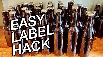 How to Remove Labels from Bottles