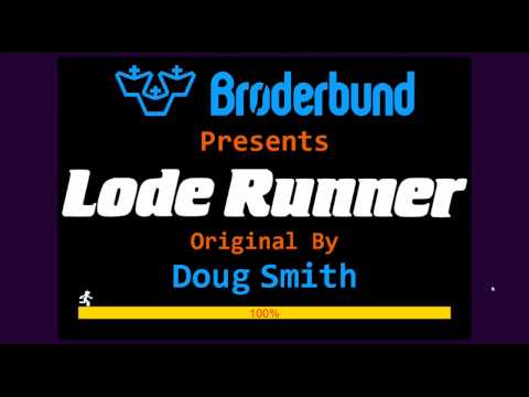 Lode Runner classic first gameplay, level 1-9. Free Game / Прохождение первых уровней